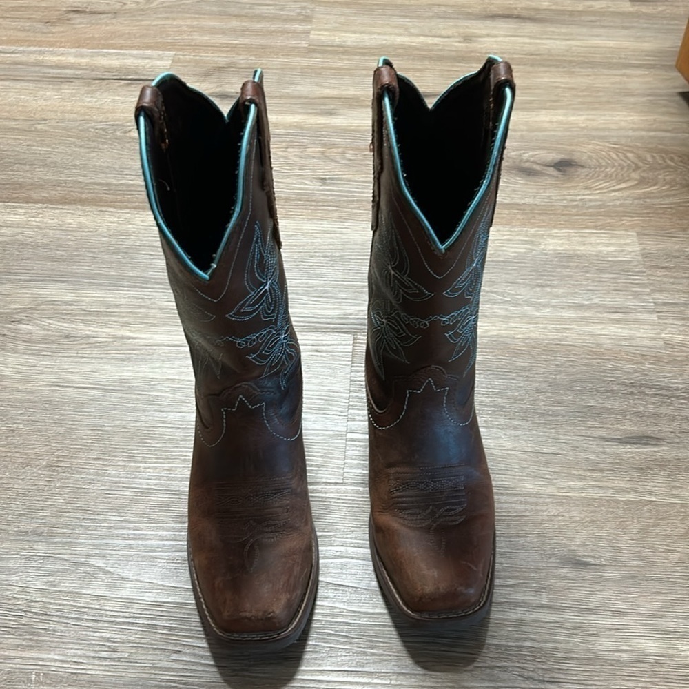 JUSTIN Sun Buffalo Western Boot - Picture 5 of 8